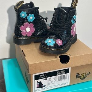 Dr. Martens AirWair  Cosmic Glitter Flower Boots